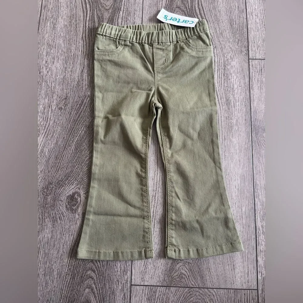 Carter's Kids Casual Olive Flared Pants